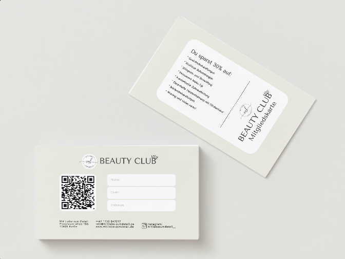 Beauty Card – exklusive Rabattkarte für Schönheits- und Wellnessbehandlungen in Berlin Prenzlauer Berg