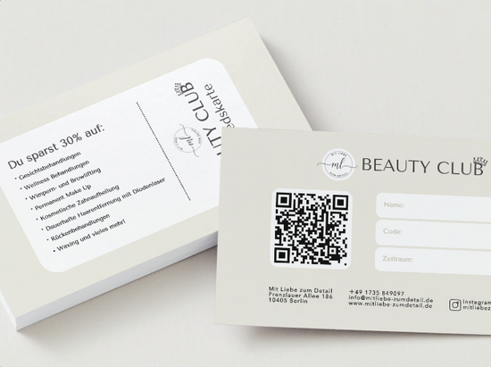 Beauty Card – bis zu 30 % sparen auf Kosmetikbehandlungen in Berlin Prenzlauer Berg